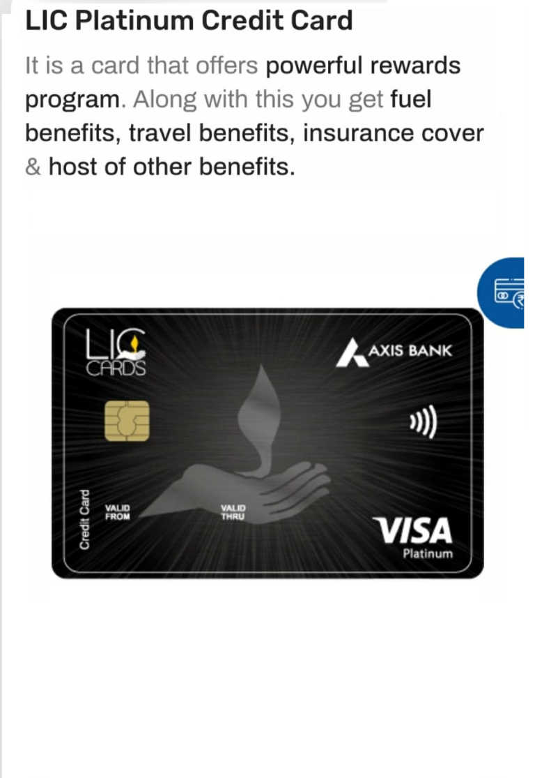 Credit Cards LIC- RDX Financials